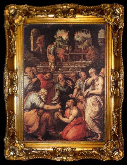framed  VASARI, Giorgio The Prophet Elisha er, ta009-2